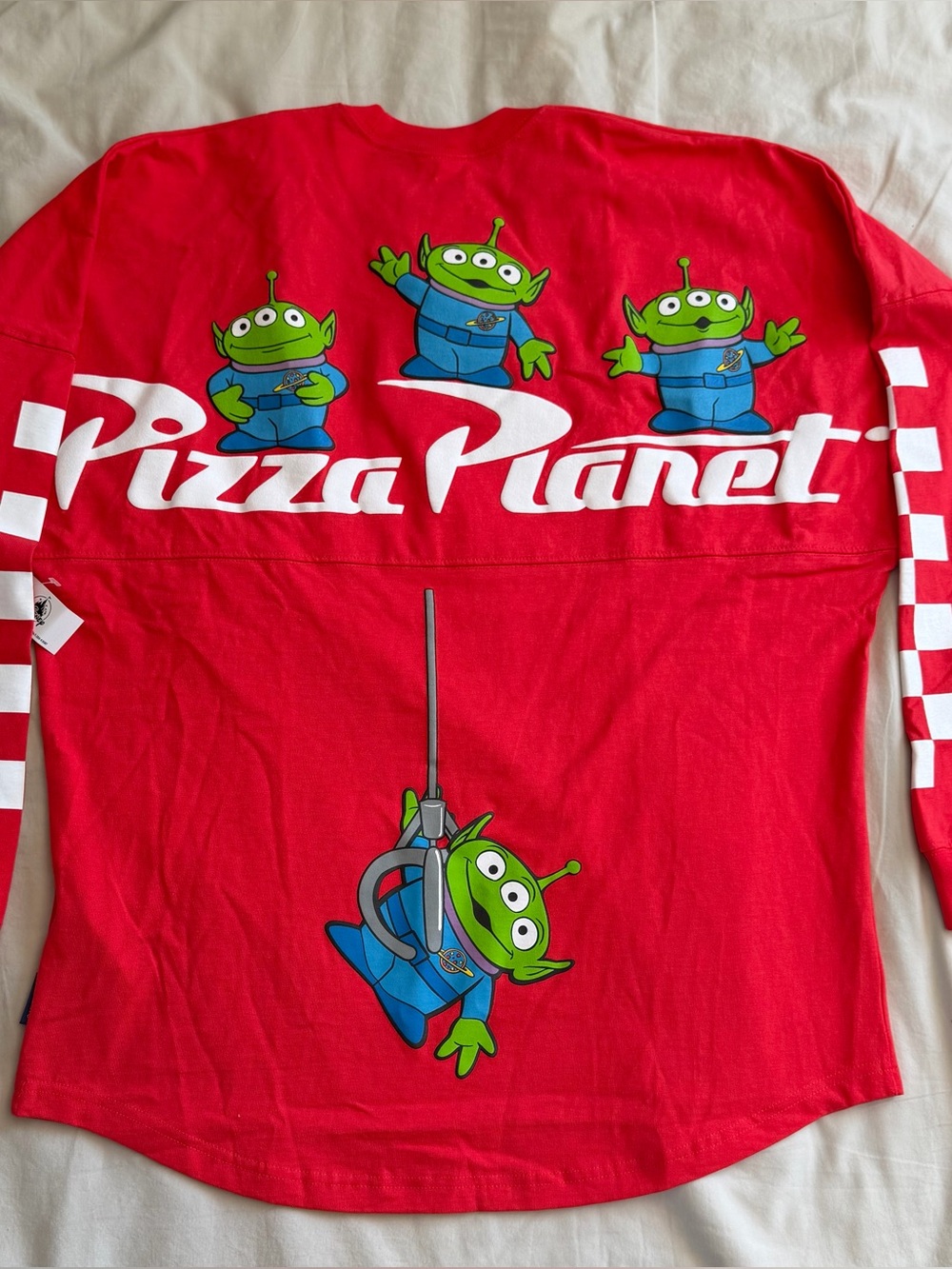 NWT Disney Toy Story Pizza Planet Spirit Jersey